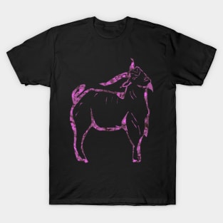 Pink Camo Goat T-Shirt